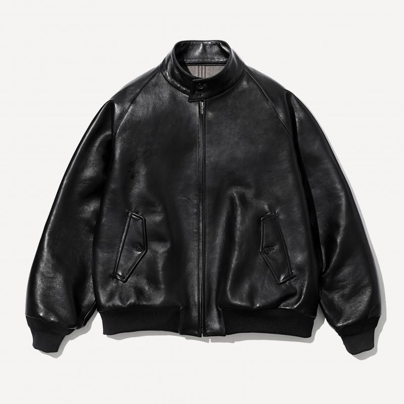 A.PRESSE] アプレッセ Leather Harrington Jacket | INS ONLINE