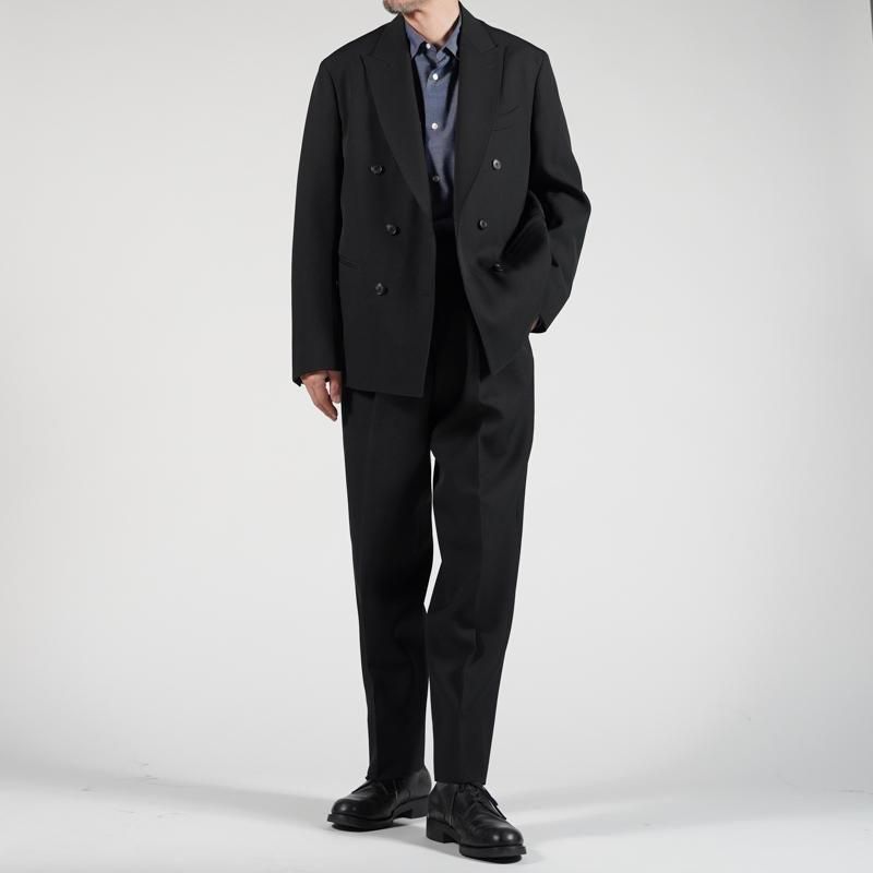 HEUGN e TROUSER010 BLACK 1 ユーゲン HEUGN] ユーゲン