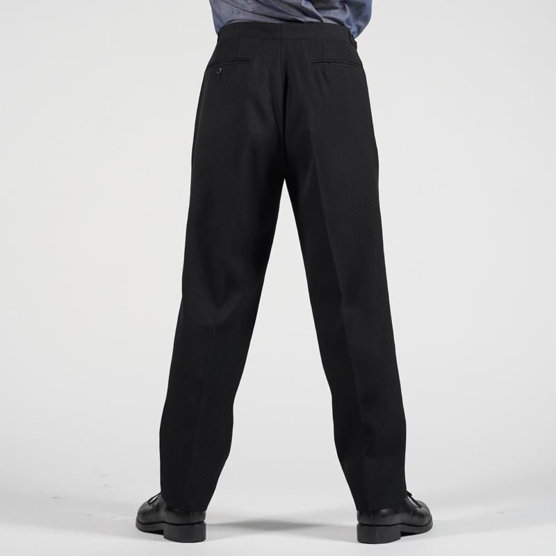 HEUGN スラックス\"Aaron\" サイズ3 HEUGN Wool Linen Tapered 2P 