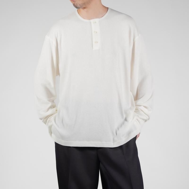 MAATEE&SONS] マーティー & サンズ L/S HENRY NECK TEE | INS ONLINE