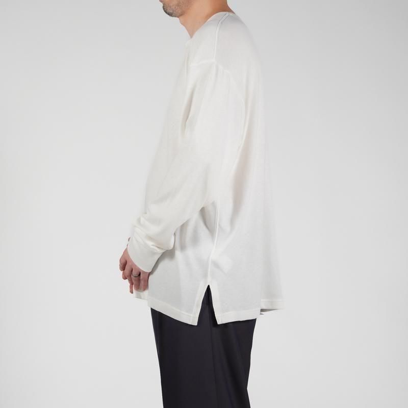 MAATEE&SONS] マーティー & サンズ L/S HENRY NECK TEE | INS ONLINE