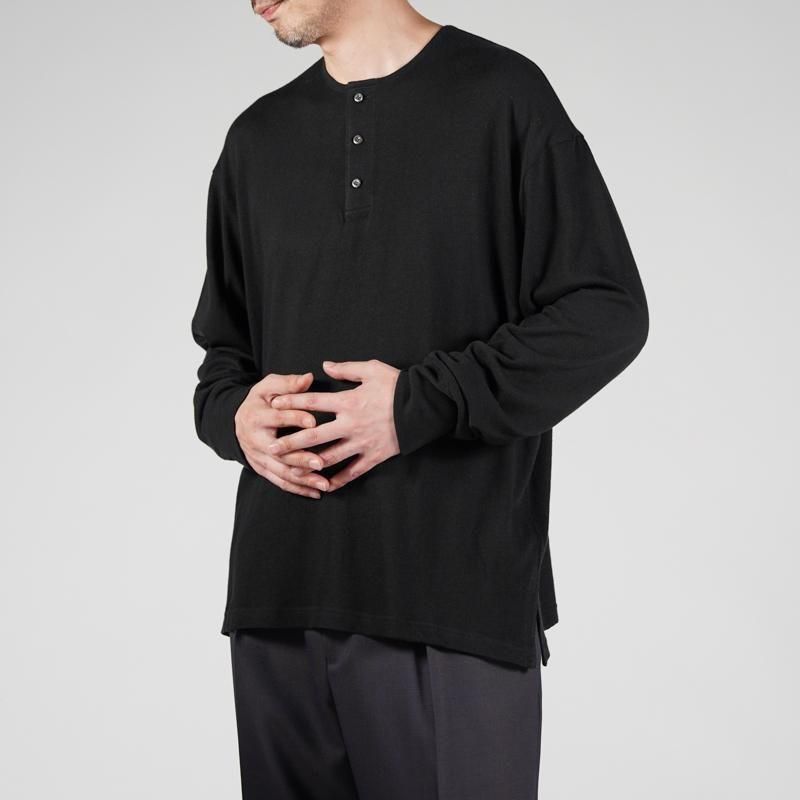 MAATEE&SONS] マーティー & サンズ L/S HENRY NECK TEE | INS ONLINE