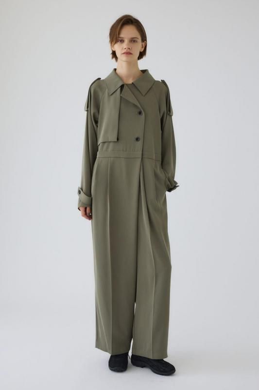 RIM.ARK] リムアーク Trench detail all in one (L/KHAKI)