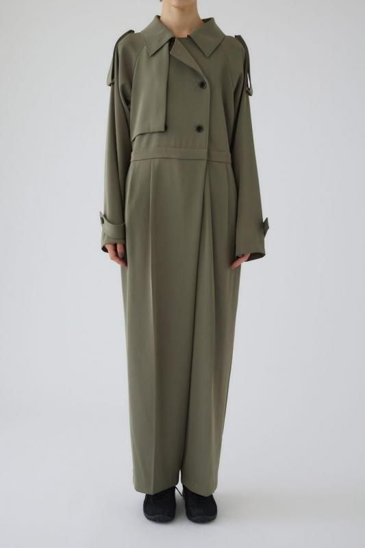 RIM.ARK] リムアーク Trench detail all in one (L/KHAKI)