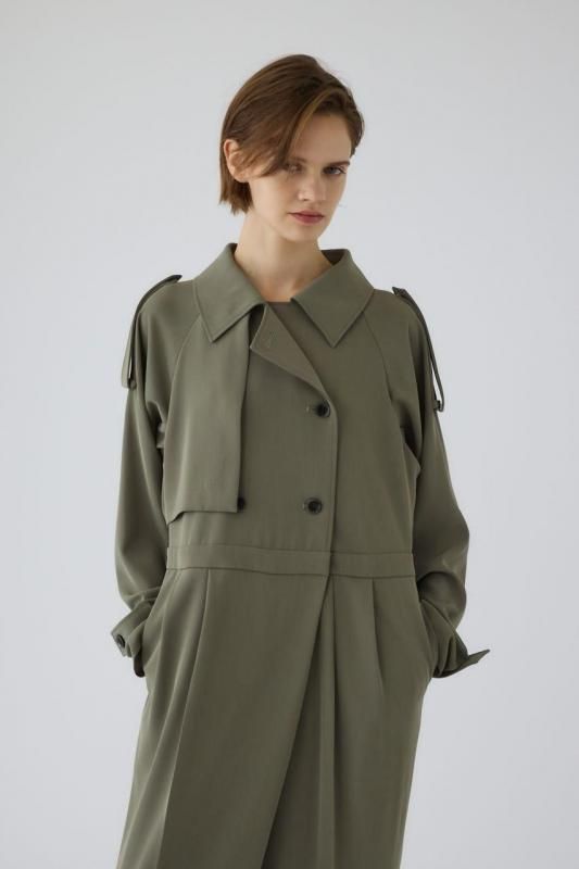 【美品】リムアーク Docking trench CT ブラック 定価41800 RIM.ARK] リムアーク Trench detail all in one (L/KHAKI)