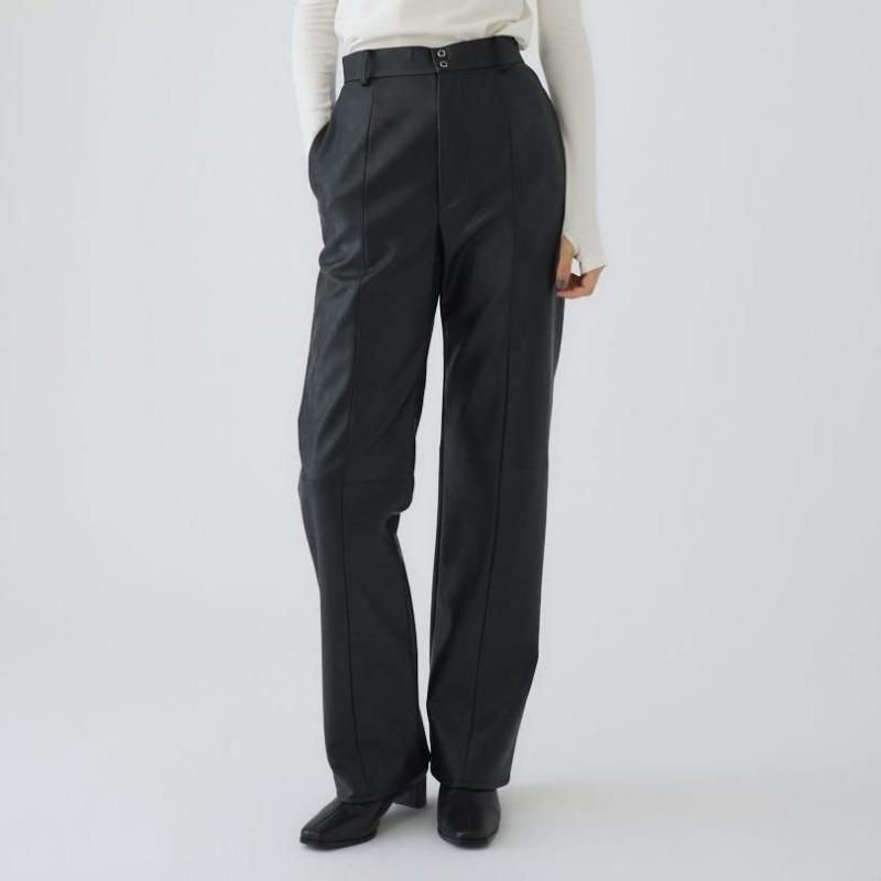 MOI モイ NAVAL PANTS Final Home 90s Olive Zippered Moto Bondage Pant – HUIBEN