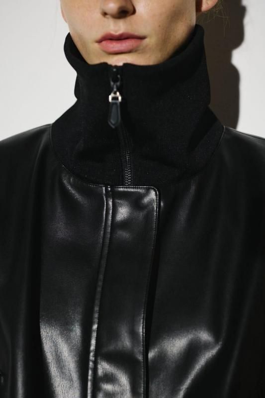 RIM.ARK レザージャケット RIM.ARK | Synthetic leather short JK (JACKETS ) |RIM.ARK