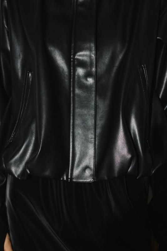RIM.ARK] リムアーク Synthetic leather short JK(BLACK)