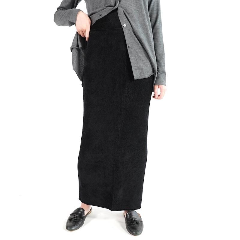 PHEENY] フィーニー Amunzen 2 tuck wide pants(BLACK)