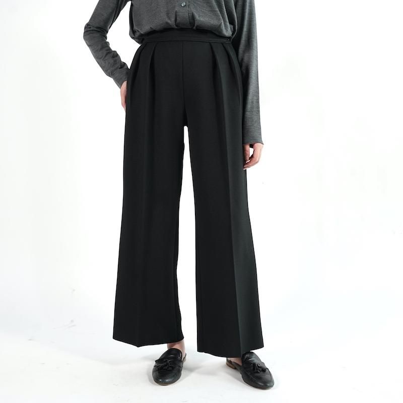 PHEENY / フィーニー　キャミソール BLACK PHEENY] フィーニー Cotton shirring camisole(BLACK)