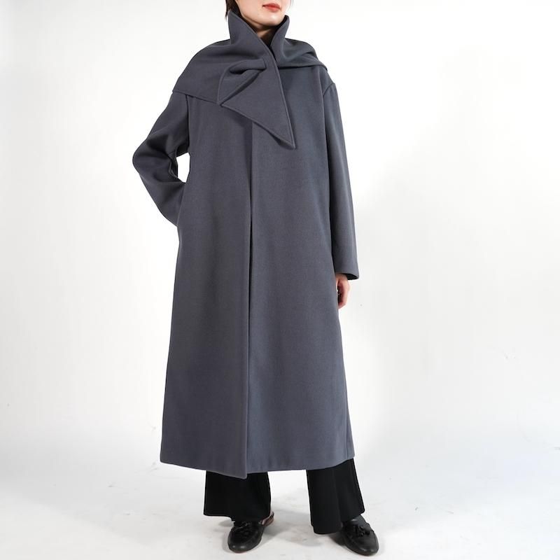 <img class='new_mark_img1' src='https://img.shop-pro.jp/img/new/icons6.gif' style='border:none;display:inline;margin:0px;padding:0px;width:auto;' />[PHEENY] եˡ Needle rever stretch scarf coat(GRAY)