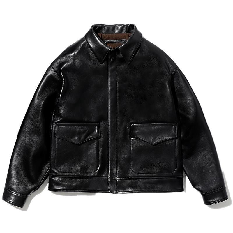 <img class='new_mark_img1' src='https://img.shop-pro.jp/img/new/icons50.gif' style='border:none;display:inline;margin:0px;padding:0px;width:auto;' />[A.PRESSE] ץå Leather Type A-2  Flight Jacket