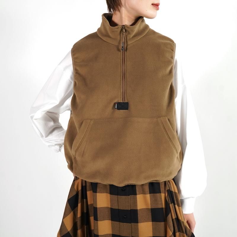 HYKE] ハイク POLARTEC® FLEECE VEST(COYOTE BROWN)