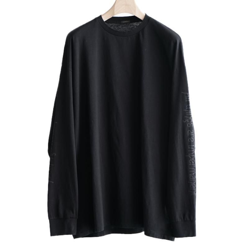 新品25AW COMOLI コットン カシミヤ 長袖 Tシャツ サイズ2 COMOLI ''コットンカシミヤ 長袖Tシャツ'' (BLACK) – THE STORE BY MAIDENS