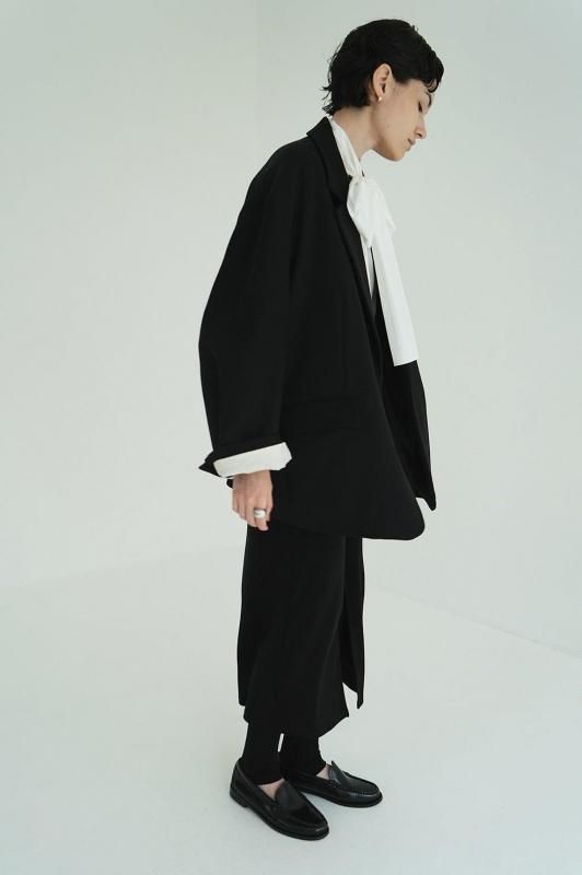 CLANE] クラネ 2WAY TAILORED OVER JACKET(BLACK) | INS ONLINE