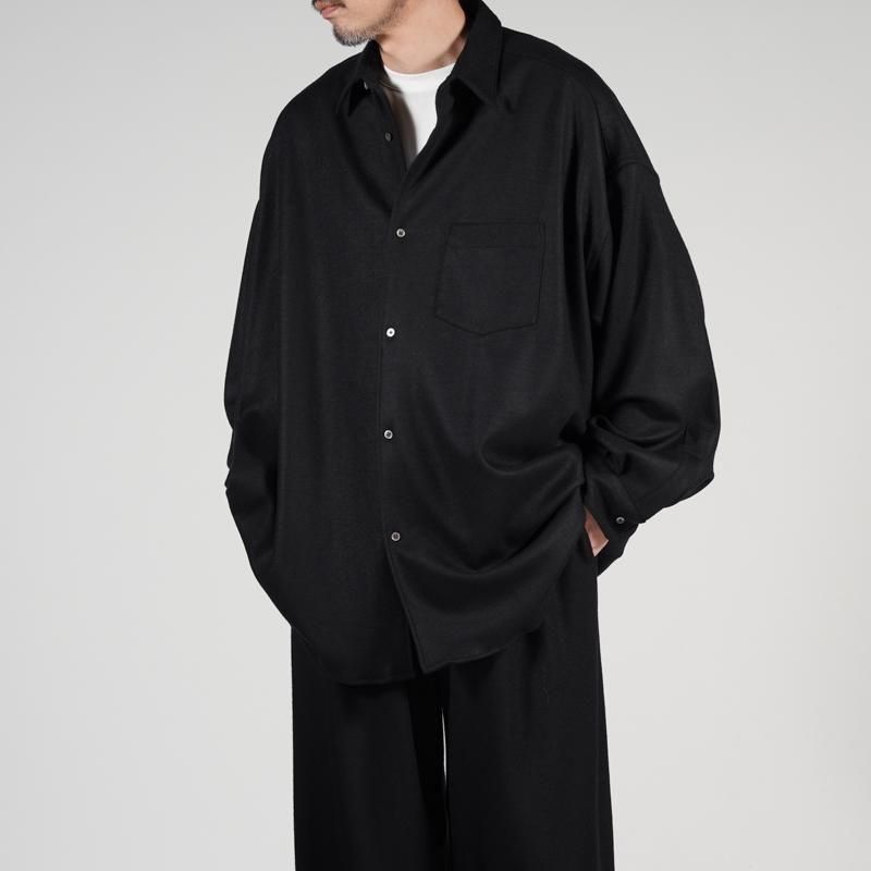 Graphpaper Wool Smooth Flannel Shirt Graphpaper | グラフペーパー