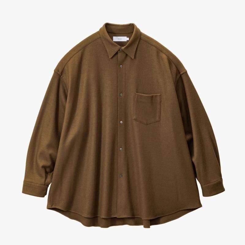 Graphpaper] グラフペーパー Wool Smooth Flannel Oversized Regular