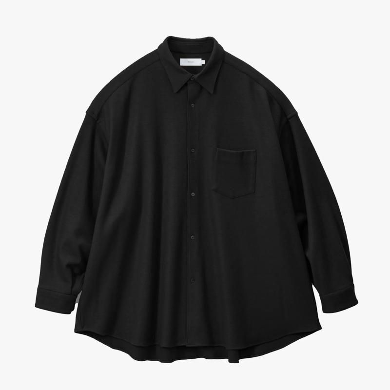 <img class='new_mark_img1' src='https://img.shop-pro.jp/img/new/icons50.gif' style='border:none;display:inline;margin:0px;padding:0px;width:auto;' />[Graphpaper] եڡѡ Wool Smooth Flannel Oversized Regular Collar Shirt (ƿ)

