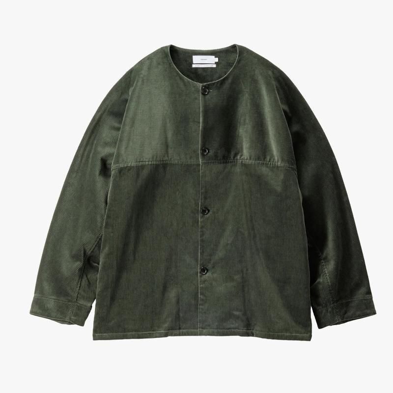 <img class='new_mark_img1' src='https://img.shop-pro.jp/img/new/icons50.gif' style='border:none;display:inline;margin:0px;padding:0px;width:auto;' />[Graphpaper] եڡѡ Suvin Corduroy Collarless Jacket (ƿ)
