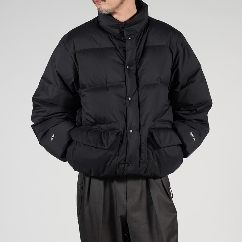 HYKE × Edition PERTEX PUFF JACKET ブラック 1 HYKE] ハイク PERTEX PUFF JACKET(BLACK)