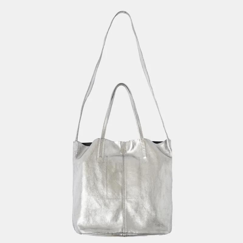 <img class='new_mark_img1' src='https://img.shop-pro.jp/img/new/icons56.gif' style='border:none;display:inline;margin:0px;padding:0px;width:auto;' />[Morphee] ե 3WAY MEDIUM TOTE / SILVER