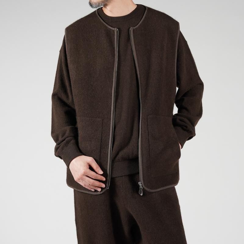 walenode] ウェルノードInnocent YAK Zip up vest | INS ONLINE STORE