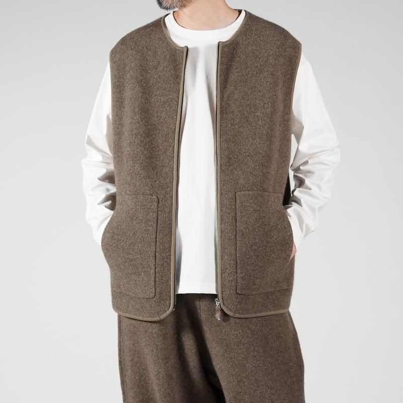 walenode] ウェルノードInnocent YAK Zip up vest | INS ONLINE