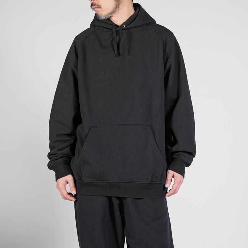 OAMC コットン裏毛パーカー　ブラック OAMC コットン裏毛パーカー ブラック OAMC コットン裏毛パーカー