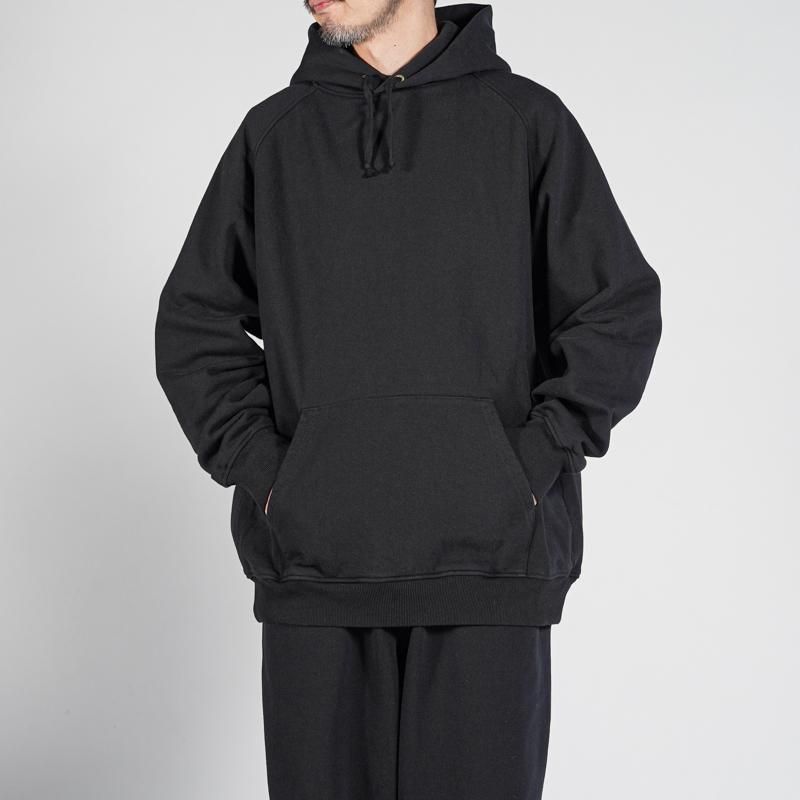 OAMC コットン裏毛パーカー　ブラック OAMC コットン裏毛パーカー ブラック OAMC コットン裏毛パーカー