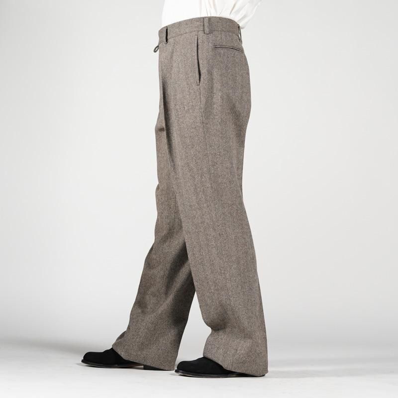 パンツ NEAT marzotto Tweed Herringbone Wide パンツ NEAT marzotto Tweed Herringbone Wide パンツ NEAT marzotto