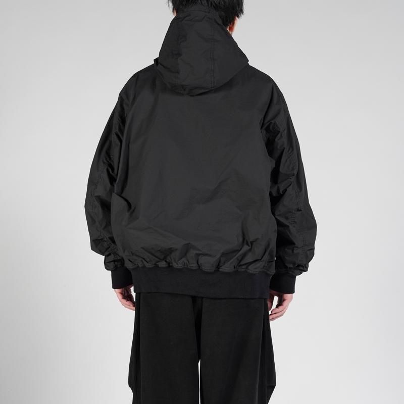 COMOLI] コモリ コットンナイロン ジップパーカ | INS ONLINE STORE