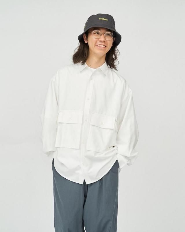 FreshService] フレッシュサービス DRY OXFORD FLAP POCKET L/S SHIRT