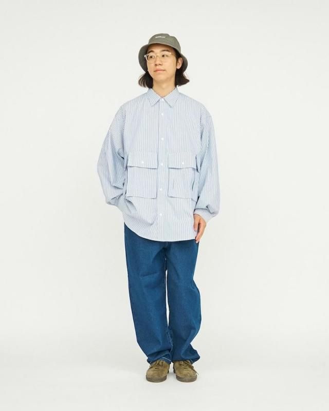 FreshService] フレッシュサービス DRY OXFORD FLAP POCKET L/S SHIRT