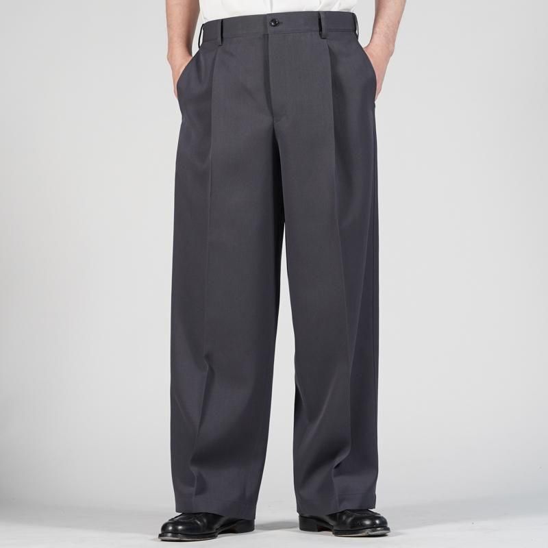 Graphpaper] グラフペーパー Scale Off Wool Wide Slacks | INS ONLINE
