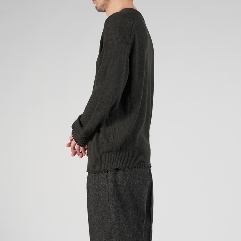 24aw MAATEE&SONS LOOSE V SWEATER ルーズセーター 24aw MAATEE&SONS LOOSE V SWEATER ルーズセーター マーティーアンド