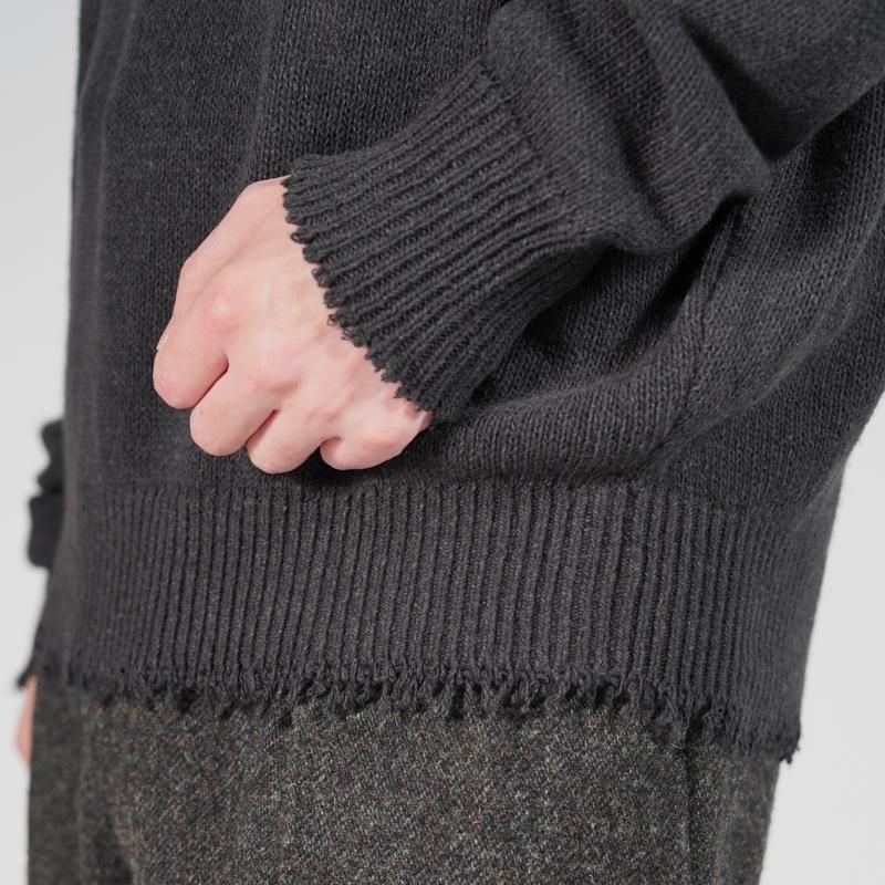 トップス 25AW MAATEE&SONS CA/G/S Loose V Sweater2 MAATEE&SONS] マーティー & サンズ CA/G/S LOOSE V SWEATER | INS