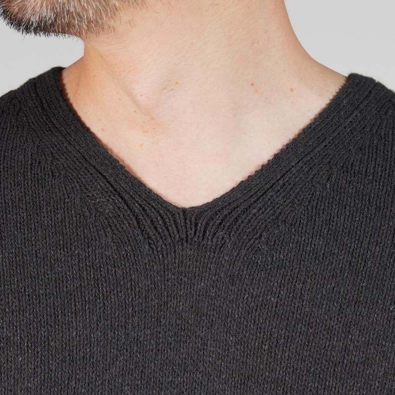 トップス 25AW MAATEE&SONS CA/G/S Loose V Sweater2 CA/G/S Loose V Sweater(2(MEN) Charcoal/チャコール): MAATEE&SONS