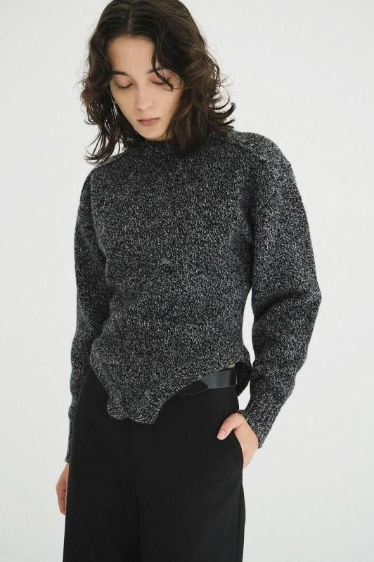 トップス CLANE CLANE] クラネ LOW GAUGE BODYSUIT KNIT TOPS(MIX)