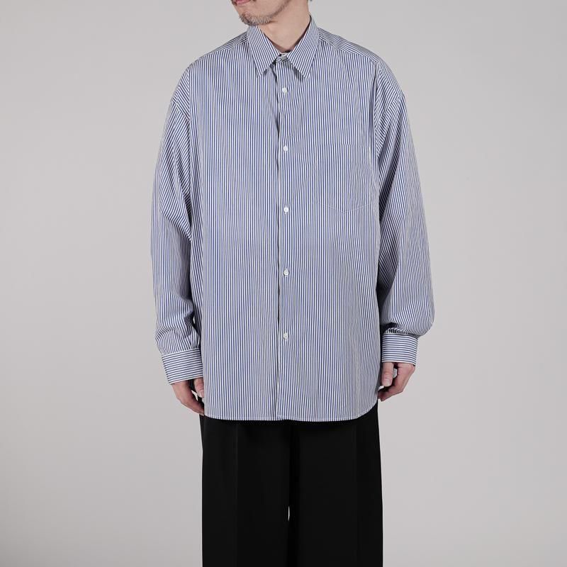 Graphpaper] グラフペーパー Broad Stripe L/S Oversized Regular