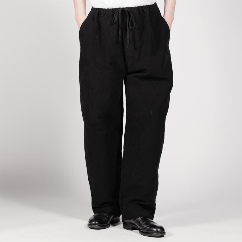 COMOLI] コモリ モールスキン ドローストリングパンツ | INS ONLINE