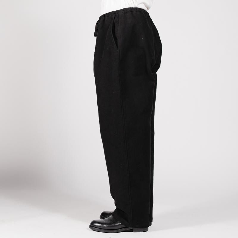 COMOLI] コモリ モールスキン ドローストリングパンツ | INS ONLINE