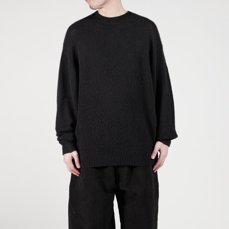 COMOLI] コモリ カシミヤ製品染 クルーネックニット | INS ONLINE