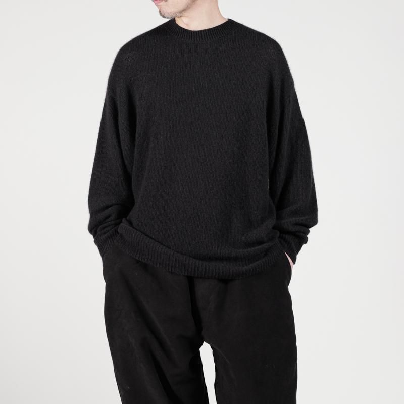 COMOLI] コモリ カシミヤ製品染 クルーネックニット | INS ONLINE