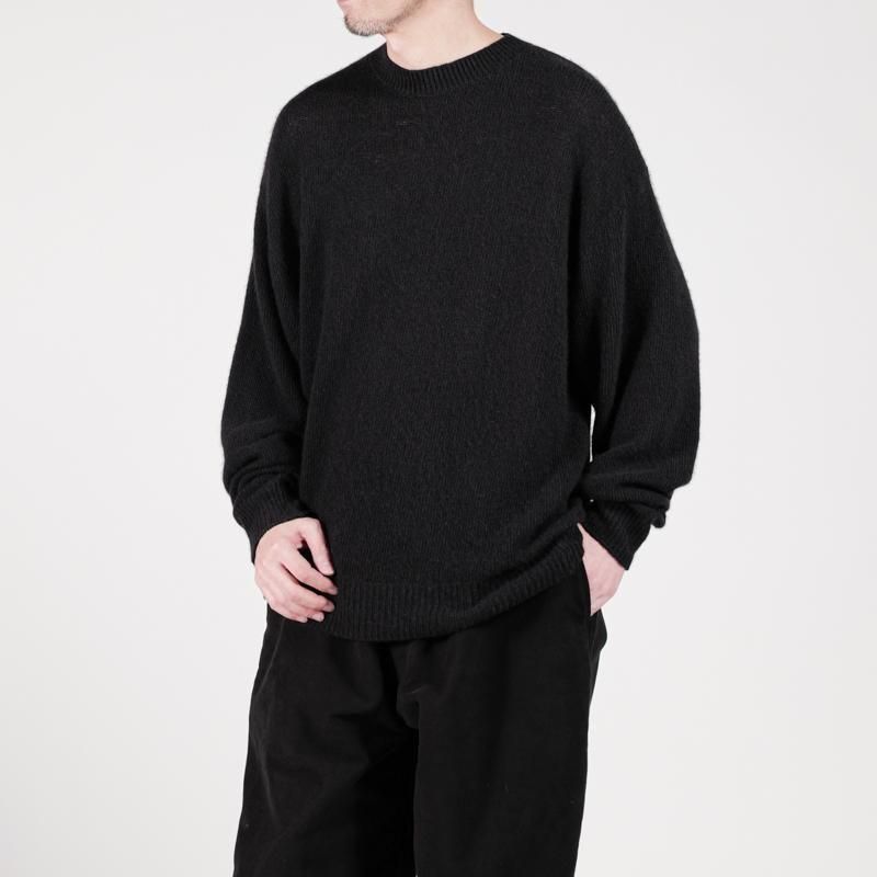 COMOLI] コモリ カシミヤ製品染 クルーネックニット | INS ONLINE