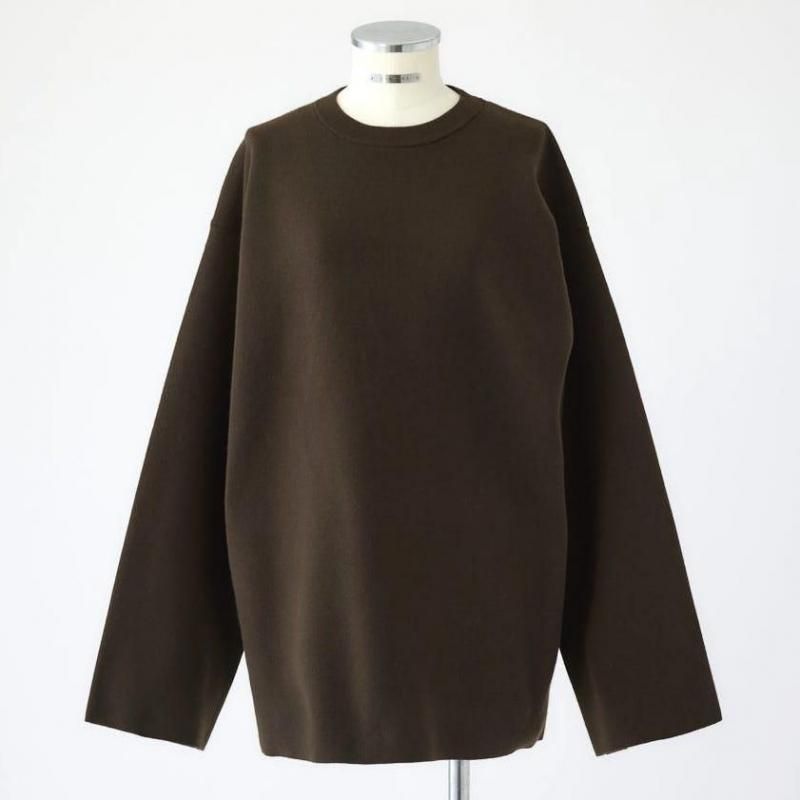 <img class='new_mark_img1' src='https://img.shop-pro.jp/img/new/icons6.gif' style='border:none;display:inline;margin:0px;padding:0px;width:auto;' />[RIM.ARK] ॢ Middle length box knit tops(KHAKI) 