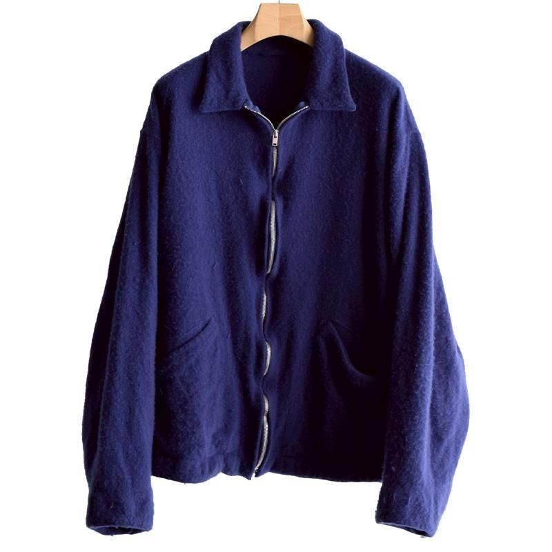 COMOLI] コモリ 縮絨ウール ジップショートジャケット | INS ONLINE