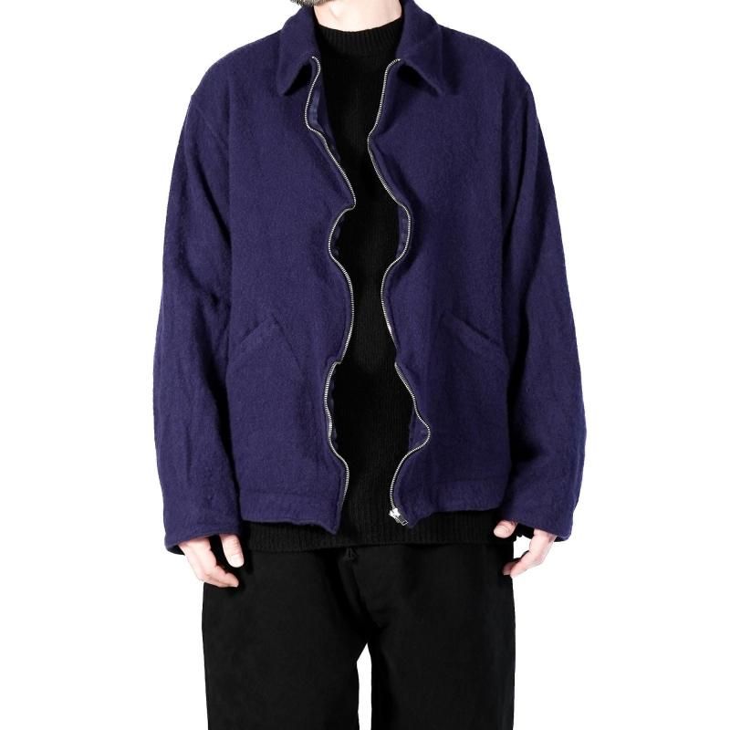 COMOLI] コモリ 縮絨ウール ジップショートジャケット | INS ONLINE