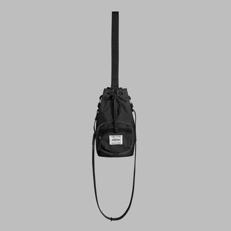 PORTER × HYKE] ポーター×ハイク BONSAC MINI & COIN CASE(BLACK)