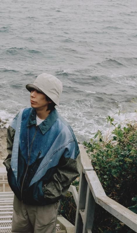 KIJIMA TAKAYUKI] キジマ タカユキ REVERSIBLE BUCKET/6PANEL HAT