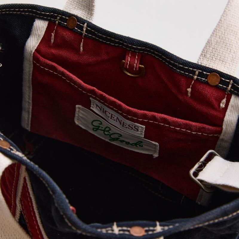 NICENESS] ナイスネス M.LESH / N AGED EFFECT SHOULDER TOTE BAG